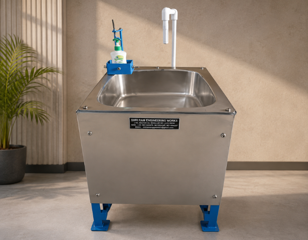 Foot Operated Hand Wash Station